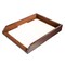 Dacasso Chocolate Brown Leather Letter Tray AG-3401 - alternate 1